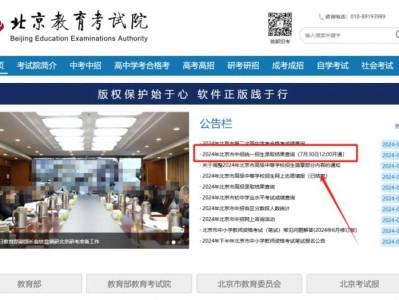 2025年北京中考统一招生录取结果查询官网网址https://www.bjeea.cn/