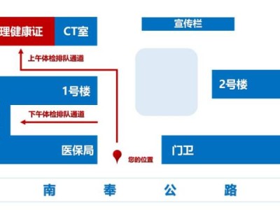 上海奉贤区古华医院健康证办理时间+地点+咨询电话