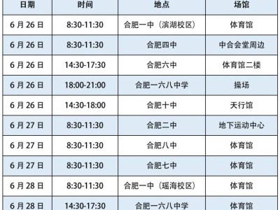 2025合肥志愿填报高校招生咨询会时间安排