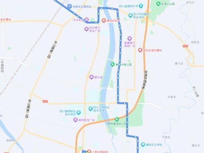 德阳第13路公交(起讫站点+运行时间+票价+线路图)
