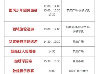 2025宁波方特五一演出活动时间表+演出地点