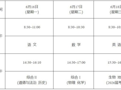 2025盐城中考考试时间安排（附考试内容）