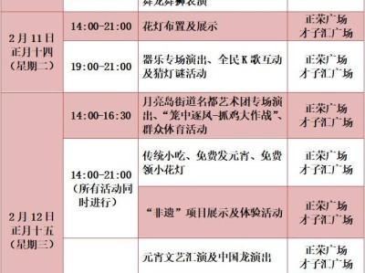 2025长沙望城元宵喜乐会活动参与攻略(时间+活动+地点)