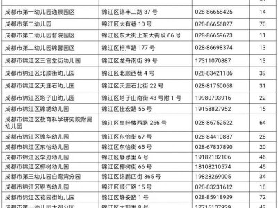 2025年成都市锦江区公办幼儿园线下补录公告