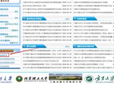 2025宁夏八省联考成绩查询方式