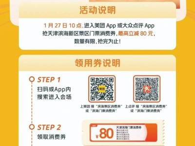 2025天津春节滨海新区景区消费券领取时间