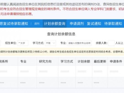 2025考研调剂条件+时间+系统入口+流程