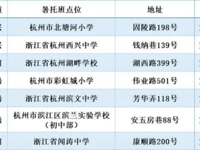 2025年滨江区中小学暑期托管报名指南