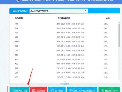 2025内蒙古软考准考证打印时间+官网入口