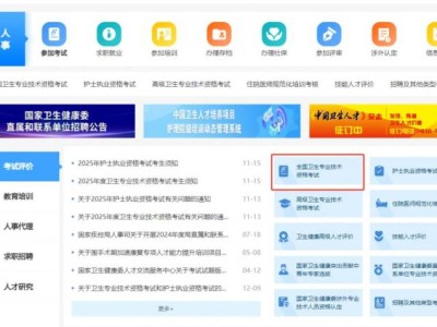 福建2025年卫生专业技术资格考试网上缴费时间及入口