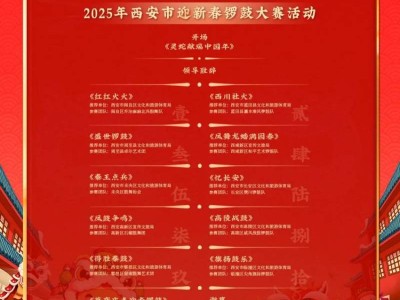 2025年西安市迎新春锣鼓大赛(时间+地点)
