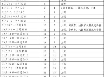 深圳市普通高中学校2025学年校历发布