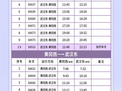 武汉新城快线2025端午节运营时间表