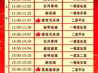 隋唐洛阳城神都上元节狂欢指南(时间+节目单+优惠活动)