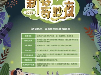 国家植物园春节新春奇妙夜活动时间(开始+结束)