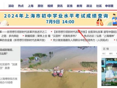东方网查询上海中考成绩入口网址2025(附步骤)