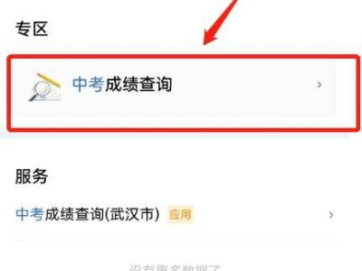 2025孝感中考成绩查询系统