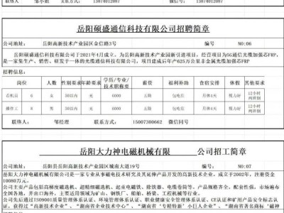 2025岳阳县春风行动招聘会(时间+地点)