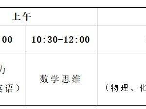 佛山市第三中学2025年自主招生方案