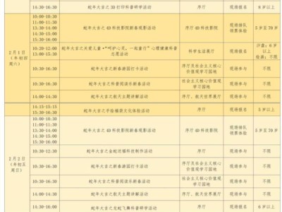 2025年南宁市科技馆春节开放时间+活动+门票预约