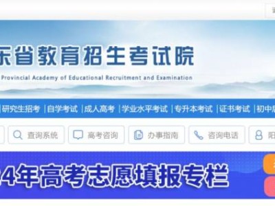 山东省教育招生考试院官网入口(https://wsbm.sdzk.cn)