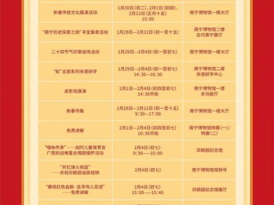 2025年南宁博物馆元宵节活动时间+内容