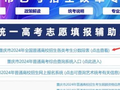 2025重庆高考一分一段表在哪里查询？