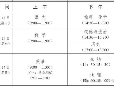 济宁市2025年初中学业水平考试兖州实验高中考点温馨提示