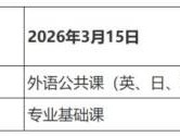 2026黑龙江专升本考试时间安排