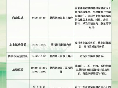 2025年广州荔湾五月五龙船鼓活动时间