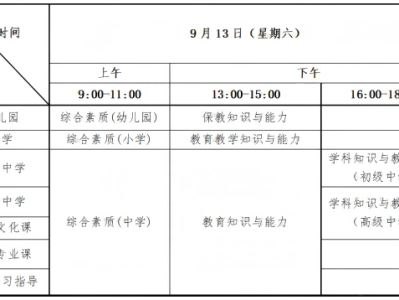 2025年下半年河南中小学教师资格考试笔试报名公告