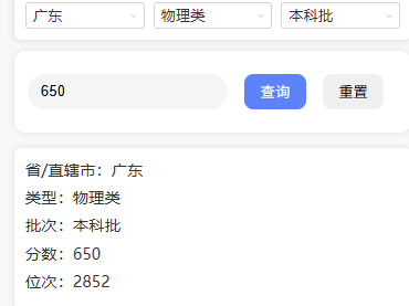 广东高考650分以上有多少人？