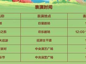 广州长隆欢乐世界表演活动有哪些呢?是什么时候?