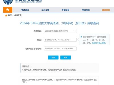 常州四六级电子成绩报告单下载时间+方法(最新)
