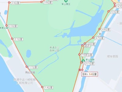 2025年南通迎新春十公里半马精英测试赛比赛线路