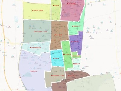 忻州城区小学学区服务范围图一览（持续更新）