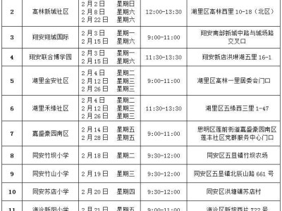 2025年2月汽车图书馆下点服务时间安排