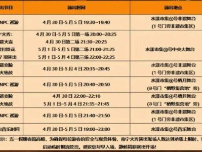 2025年南宁民生广场水漾市集五一活动时间+内容