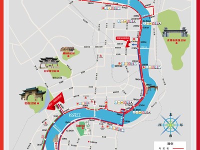 2025吉林市马拉松路线图及时间