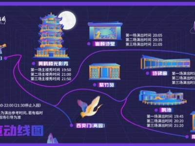 武汉夜上黄鹤楼游玩路线(附图)