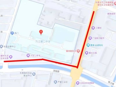 2025年东莞万江街道中考期间道路临时交通管制通告