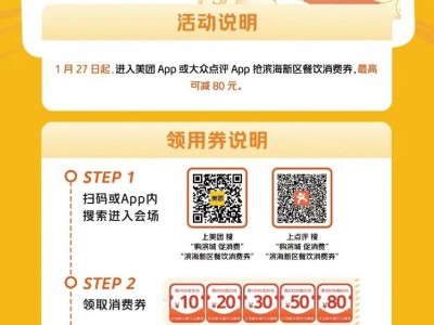 2025天津春节滨海新区餐饮消费券领取时间