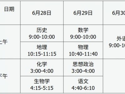 山西夏季普高学业水平合格考温馨提示