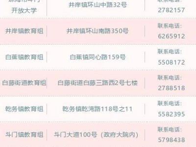 珠海市斗门区2025年义务教育阶段公办学校招生工作实施细则