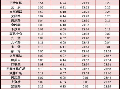 2025年杭州清明节地铁首末班车时间表