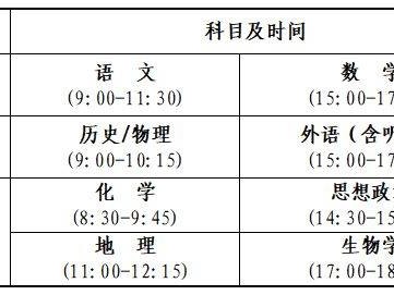 2025河南高考日程安排表(持续更新)