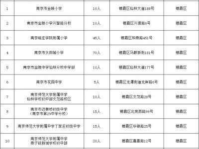 南京栖霞区2025年义务教育学校电脑派位工作实施办法