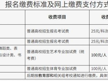 2026年北京高考缴费时间（附缴费标准及支付方式）