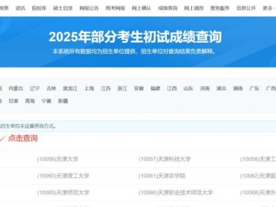 2025南开大学考研初试成绩怎么查询