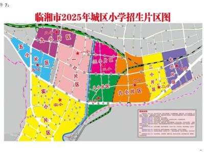 2025 年临湘市小学学区划片范围